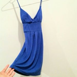 Ambiance Apparel Blue Mini V Neck